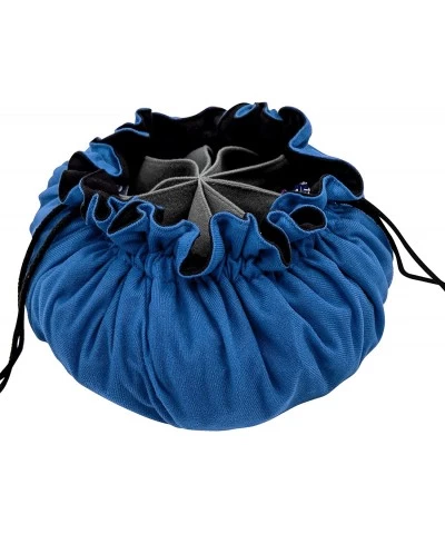 Large Dice Bag with Pockets Big Capacity Dice Bag Drawstring Dice Pouch DND Dice Storage Bag for RPG MTG Table Games Hold Ove...