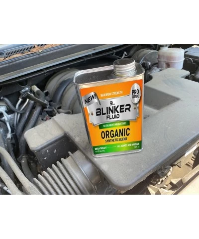 Blinker Fluid - Professional Grade - Gag Gift Car Prank - Funny Empty Steel Tin Car Joke - 32oz of Blinker Fluid - Good for 1...