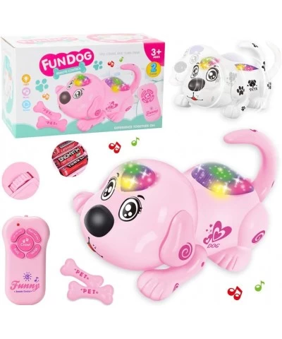 Pet Dog Toy Robotic Puppy Remote Crawling Rollover Toy Dog Early Childhood Educational Children's Toys Walking Dancing Music ...