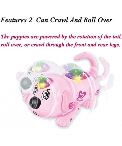 Pet Dog Toy Robotic Puppy Remote Crawling Rollover Toy Dog Early Childhood Educational Children's Toys Walking Dancing Music ...