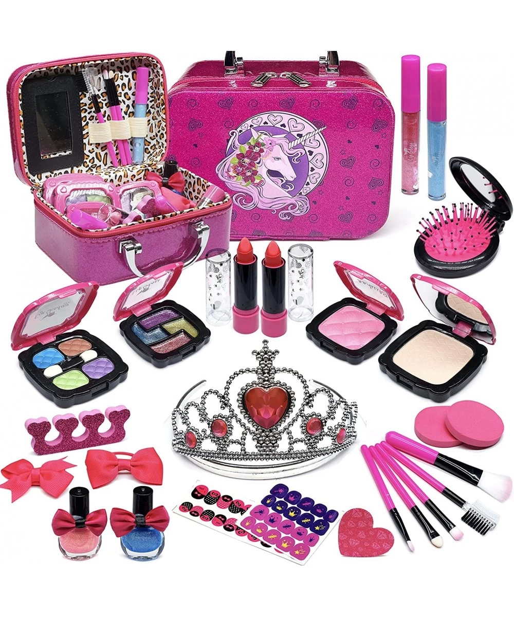 Kids Makeup Kit for Girls - 27PCS Washable Toddler Makeup Kit Real Little Girls Makeup Kit Play Makeup for Little Girls Child...