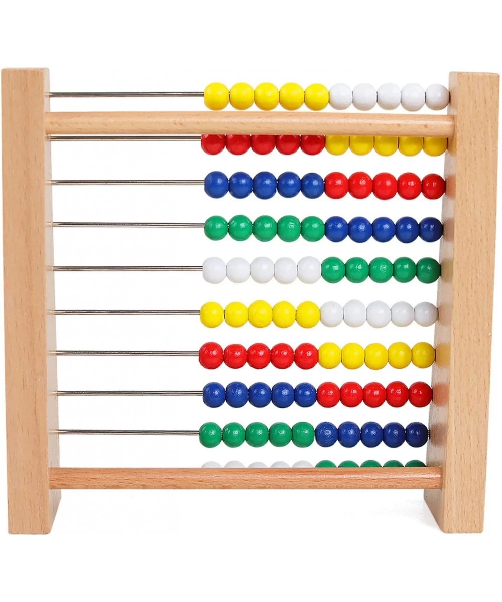 Abacus for Kids Math Preschool Number Learning Classic Wooden Toy Developmental Toy Wooden Beads 8 Extension Activities Great...