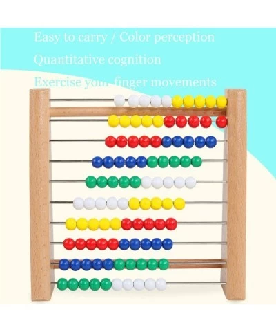 Abacus for Kids Math Preschool Number Learning Classic Wooden Toy Developmental Toy Wooden Beads 8 Extension Activities Great...