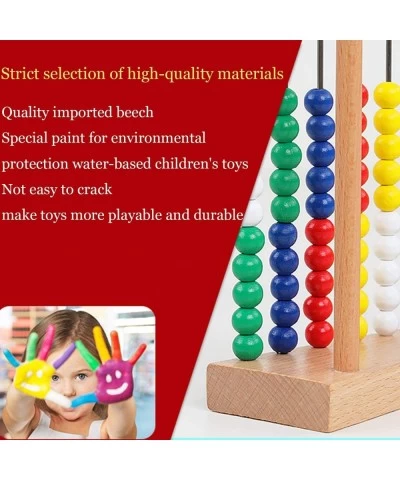 Abacus for Kids Math Preschool Number Learning Classic Wooden Toy Developmental Toy Wooden Beads 8 Extension Activities Great...