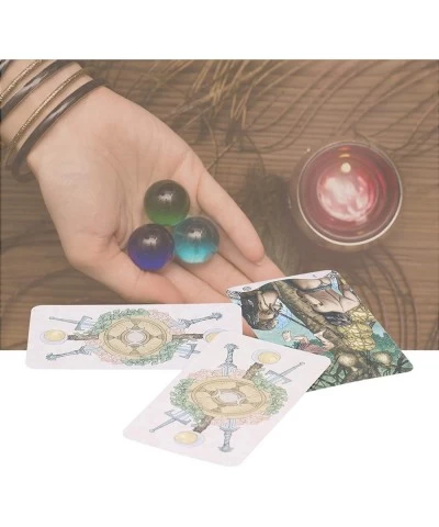 Tarot Cards Deck Fantasy 78 Pcs English Version Fortune Telling Game Cards Good Hand Feelings Exquisite Holographic Fate Divi...