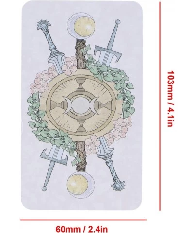 Tarot Cards Deck Fantasy 78 Pcs English Version Fortune Telling Game Cards Good Hand Feelings Exquisite Holographic Fate Divi...