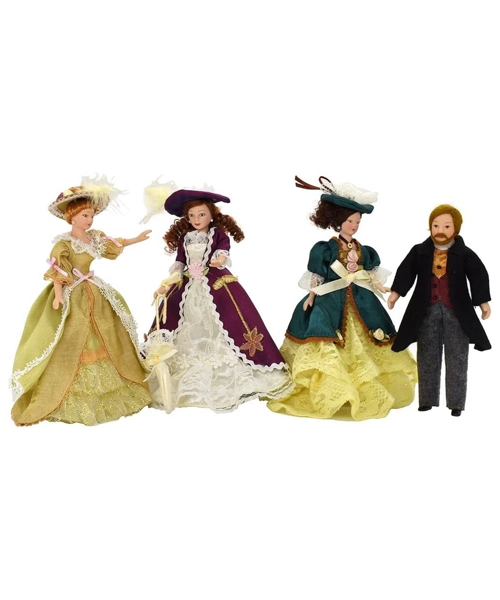 Dollhouse People 1/12 Scale Victorian Dollhouse Nobleman & Lady (Victorian Noble 4pcs) $73.91 Dollhouse Accessories