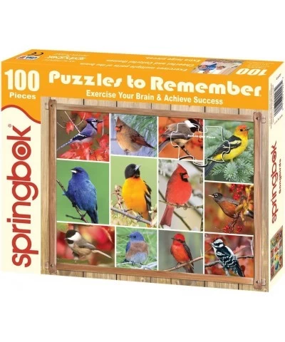 Springbok's 100 Piece Jigsaw Puzzle Songbirds - Made in USA $31.09 Jigsaw Puzzles