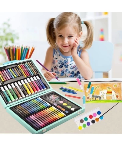 Art Set for Kids 86PC Coloring Art Kit Wooden Drawing Art Supplies Case Sketch Book Markers Crayon Colour Pencils for Budding...