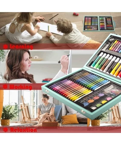 Art Set for Kids 86PC Coloring Art Kit Wooden Drawing Art Supplies Case Sketch Book Markers Crayon Colour Pencils for Budding...