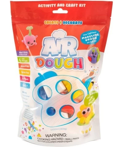 Air Dough - Multicolor Air Dry Ultra Light Non-Toxic Modeling Colorable Paintable Clay in a Resealable Bag Including Sculptin...