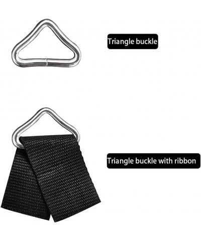 Trampoline Triangle Buckle 10pcs Triangle Rings Buckle V-Rings High Strength Erosion Resistance Metal Triangle Ring Buckle fo...