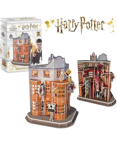 Brands DS1007H Harry Potter Weasley's Joke Articles Store Cubic Fun Assembling Models 3D Puzzles Building Kit Multicoloured $...