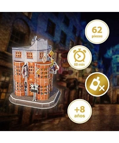 Brands DS1007H Harry Potter Weasley's Joke Articles Store Cubic Fun Assembling Models 3D Puzzles Building Kit Multicoloured $...