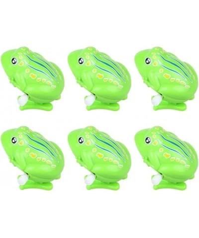 6Pcs Wind Up Frog Toy Jumping Frog Interesting Toys for Party Favors Birthday Goodie Bags Kids Prizes (Green) $18.56 Spring &...