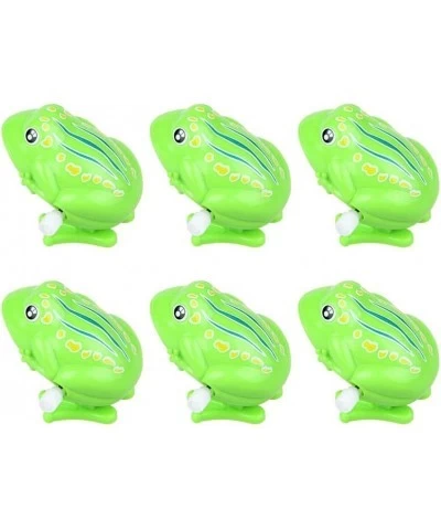 6Pcs Wind Up Frog Toy Jumping Frog Interesting Toys for Party Favors Birthday Goodie Bags Kids Prizes (Green) $18.56 Spring &...