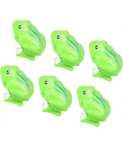 6Pcs Wind Up Frog Toy Jumping Frog Interesting Toys for Party Favors Birthday Goodie Bags Kids Prizes (Green) $18.56 Spring &...