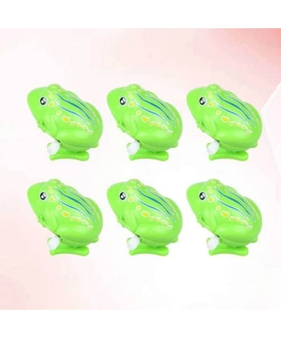 6Pcs Wind Up Frog Toy Jumping Frog Interesting Toys for Party Favors Birthday Goodie Bags Kids Prizes (Green) $18.56 Spring &...