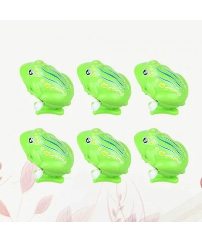 6Pcs Wind Up Frog Toy Jumping Frog Interesting Toys for Party Favors Birthday Goodie Bags Kids Prizes (Green) $18.56 Spring &...