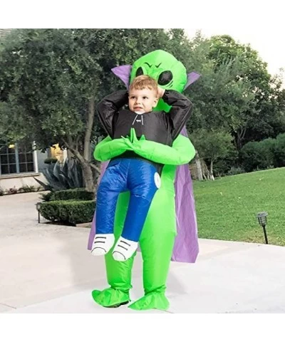 Inflatable Costume for Kids Halloween Costumes Boys Girls Alien Holding a Human Blow Up Costume for Unisex Children $52.08 Ki...