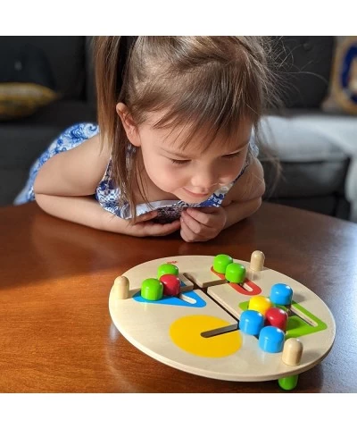 Motor Skills Board On the Farm - Double Sided Wooden Color and Shape Recognition Fun Ages 1 + $43.36 Early Development & Acti...