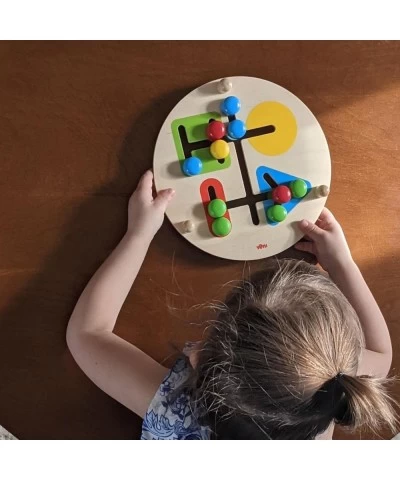 Motor Skills Board On the Farm - Double Sided Wooden Color and Shape Recognition Fun Ages 1 + $43.36 Early Development & Acti...