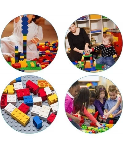 Large Baseplates Compatible with DUPLO | 15" x 15" Building Block Base Plates for Large Blocks | Large Pegs for Toddlers | La...