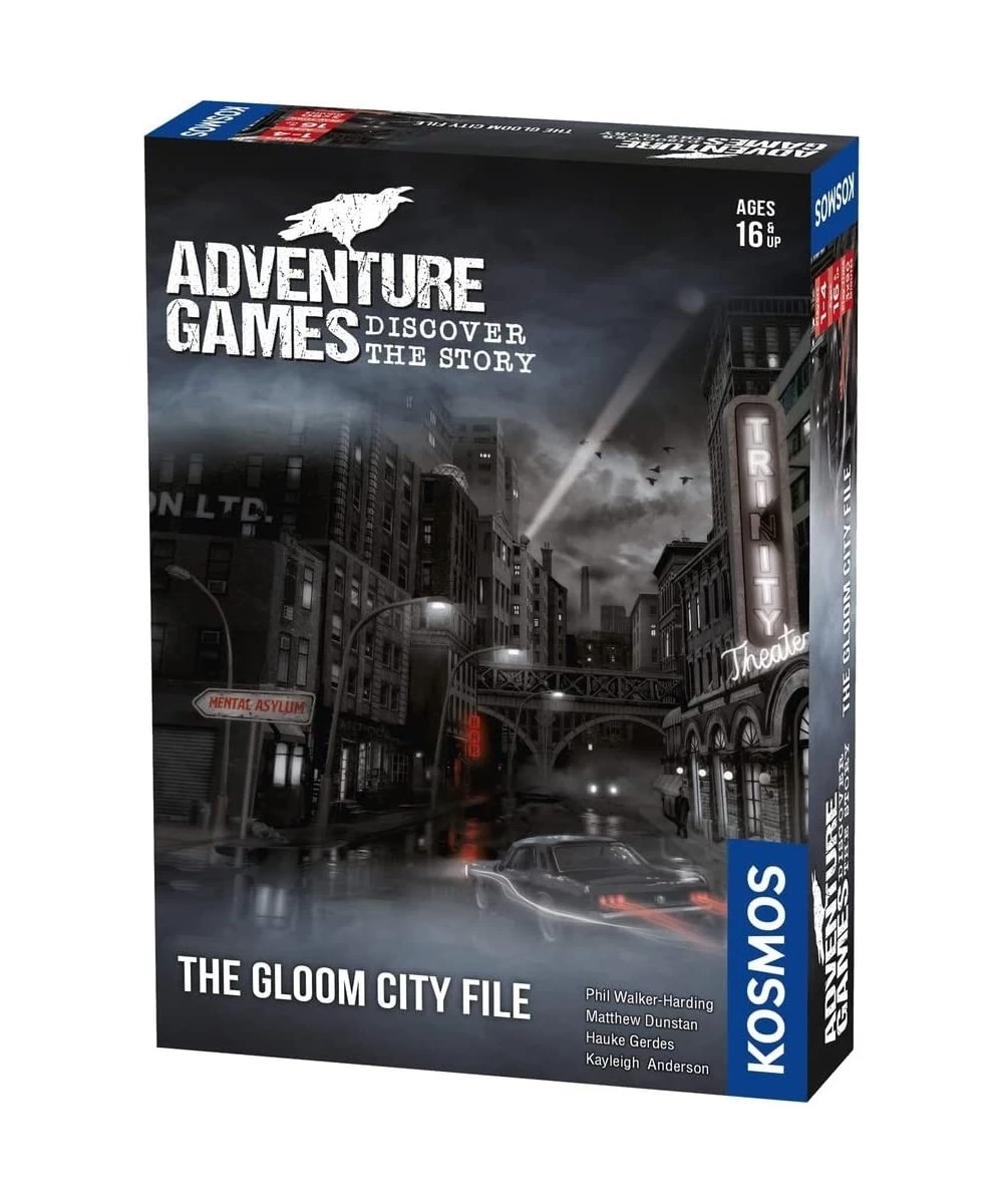 Adventure Games: The Gloom City File – A Kosmos Game from | Collaborative Replayable Storytelling Gaming Experience for 1 to ...