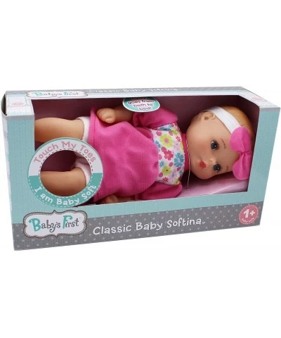 Doll 11" Classic Softina with Pink & Foral Jumper & Headband $23.08 Dolls