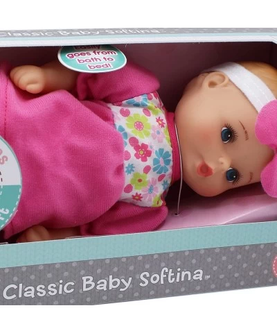 Doll 11" Classic Softina with Pink & Foral Jumper & Headband $23.08 Dolls