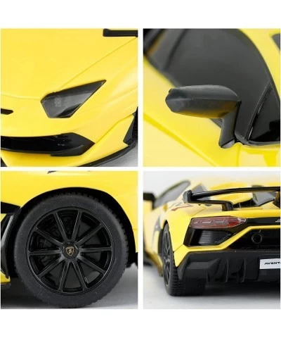 Lamborghini Remote Control Car 1/24 RC Lamborghini Aventador SVJ RC Model Toy Car Yellow $45.48 Remote & App Controlled Vehicles