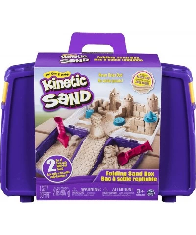 Kinetic Sand Folding Sand Box with 2lbs of All-Natural 7 Molds and Tools Play Sand Sensory Toys for Kids Ages 3 and up $37.87...