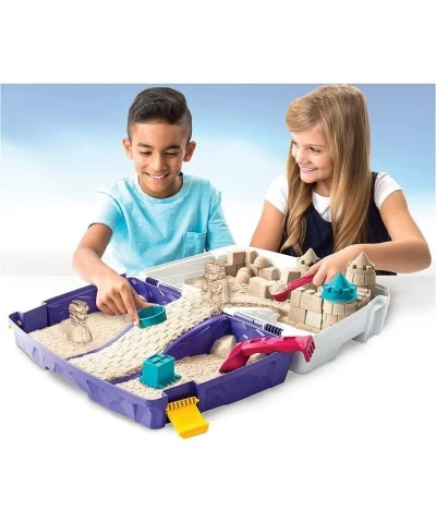 Kinetic Sand Folding Sand Box with 2lbs of All-Natural 7 Molds and Tools Play Sand Sensory Toys for Kids Ages 3 and up $37.87...