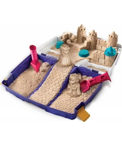 Kinetic Sand Folding Sand Box with 2lbs of All-Natural 7 Molds and Tools Play Sand Sensory Toys for Kids Ages 3 and up $37.87...