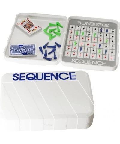 Travel Classics: Sequence - The Exciting Game of Strategy in A Compact Travel Version White $25.35 Travel Games