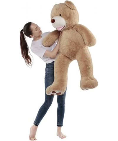 50 inch Giant Teddy Bears Stuffed Animal Plush Toy with Footprints Big Toys Light Brown $83.78 Stuffed Animals & Teddy Bears