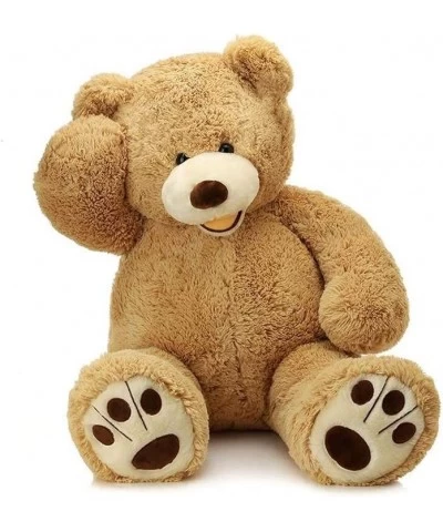 50 inch Giant Teddy Bears Stuffed Animal Plush Toy with Footprints Big Toys Light Brown $83.78 Stuffed Animals & Teddy Bears