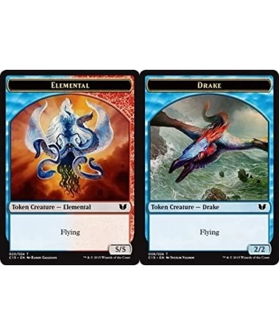 Elemental Token // Drake Token (020/024 // 006/024) - Commander 2015 $11.90 Game Accessories