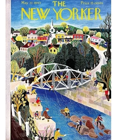 New Yorker Fishing Bridge - 1000 Piece Jigsaw Puzzle $47.78 Jigsaw Puzzles