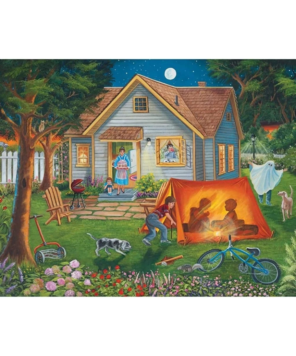 500 Piece Jigsaw Puzzle - Backyard Camping - Family Fun House Puzzle - by Artist Christine Carey - 500 pc Jigsaw $21.23 Jigsa...