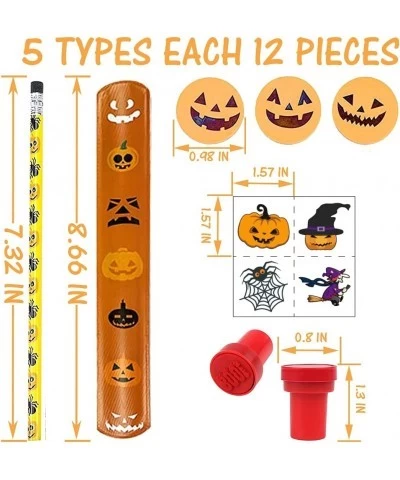 168 PCS Halloween Party Favors for Kids Assorted Halloween Goodie Bag Fillers Stationery Set Kids Halloween Toys Bulk Non Can...