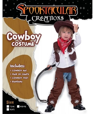 Cowboy Costume Deluxe Set for Kids Halloween Party Dress Up Role Play and Cosplay $46.30 Kids' Costumes