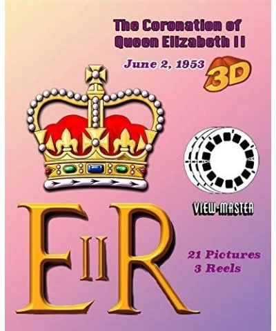 Queen Elizabeth - The Coronation of Queen Elizabeth II - Classic ViewMaster Reels 3D - from the 1950s - $58.76 Viewfinder Toys