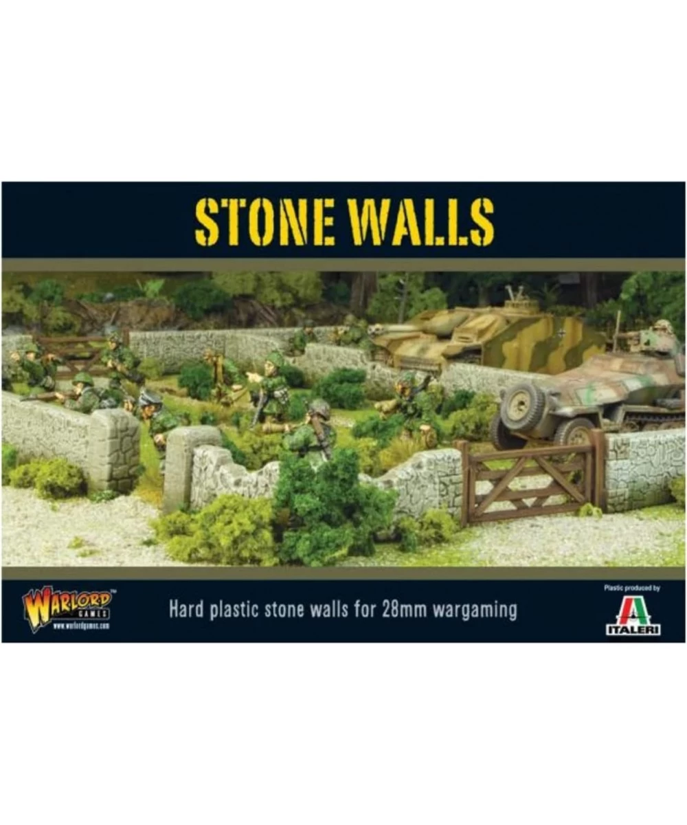 Bolt Action Stone Walls 1:56 WWII Military Table Top Wargaming Diorama Plastic Model Kit WG-TER-38 $41.62 Game Accessories