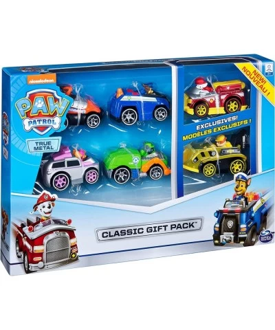 Paw Patrol True Metal Classic Gift Pack of 6 Collectible Die-Cast Vehicles 1:55 Scale $42.20 Kids' Play Trains & Trams