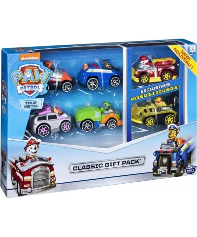 Paw Patrol True Metal Classic Gift Pack of 6 Collectible Die-Cast Vehicles 1:55 Scale $42.20 Kids' Play Trains & Trams