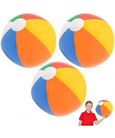 Beach Balls (3-Pack) 16 Inch Inflatable Multi-Colored Beach Balls-Great for Beach Pool Decorations Party Favors and More! $15...