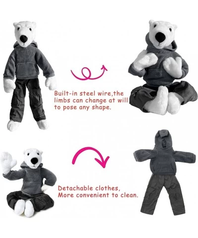 20" Polar Bear Plush Toy Stuffed Animal Cute Bear Plushie Christmas Birthday Gift for Girls Boys Kids (Gray) $33.16 Stuffed A...