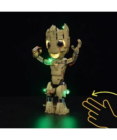 Led Light Kit for Lego I am Groot Collectible Building Kit Led Lighting Kit Blocks Light Set Compatible with Lego 76217 (Only...