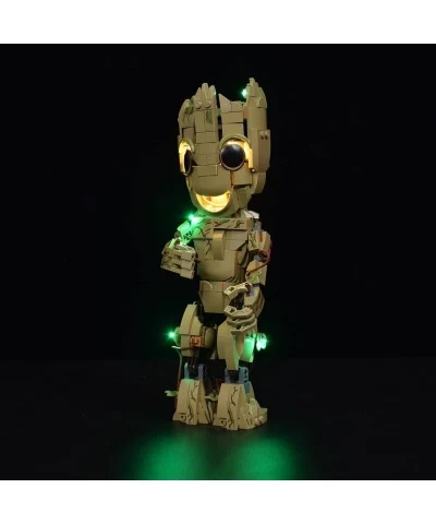 Led Light Kit for Lego I am Groot Collectible Building Kit Led Lighting Kit Blocks Light Set Compatible with Lego 76217 (Only...